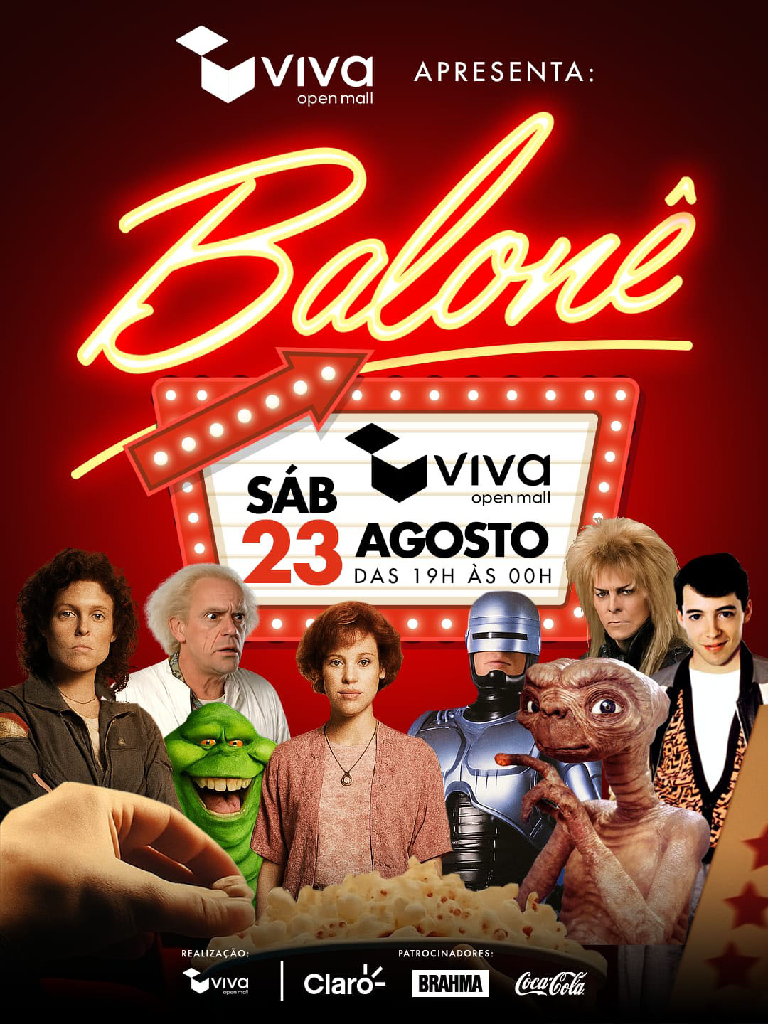 Balonê Festa Anos 80 e 90